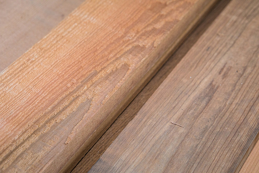 【サンプル請求】ウエスタンレッドシダー デッキ材 クリアー 1×4(18×90)