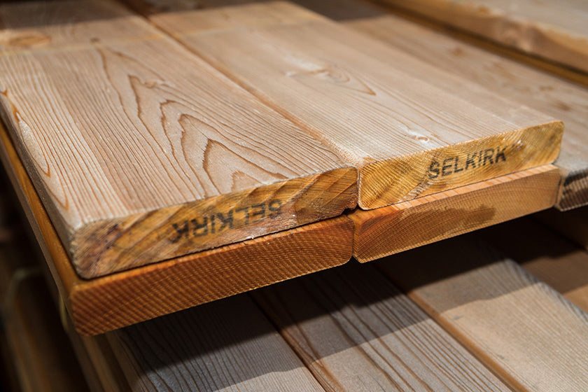 ウエスタンレッドシダー デッキ材 ノッティー 5/4×6(26×139)