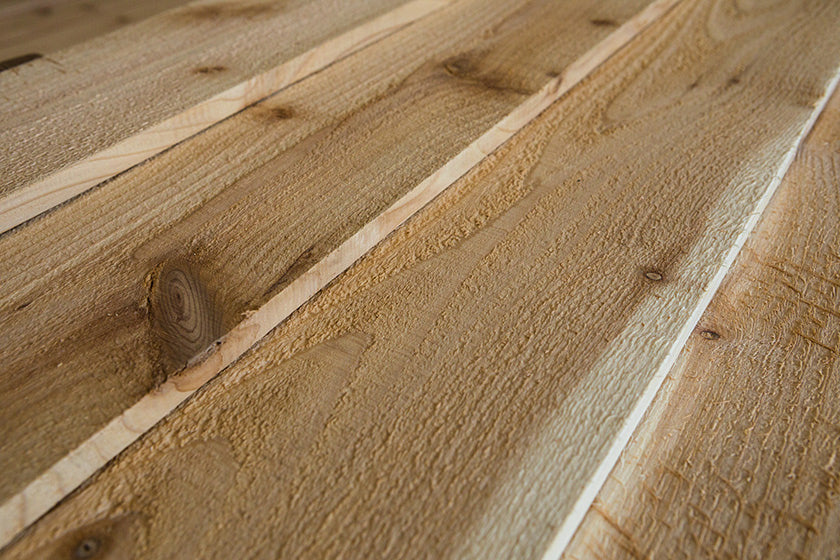 【6本セット】ウエスタンレッドシダー サイディング材 ノッティー ベベル加工(19×125)