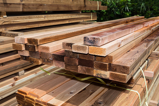 ウエスタンレッドシダー デッキ材 ノッティー 2×4(38×89)