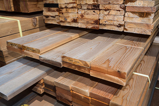 ウエスタンレッドシダー デッキ材 ノッティー 5/4×6(26×139)