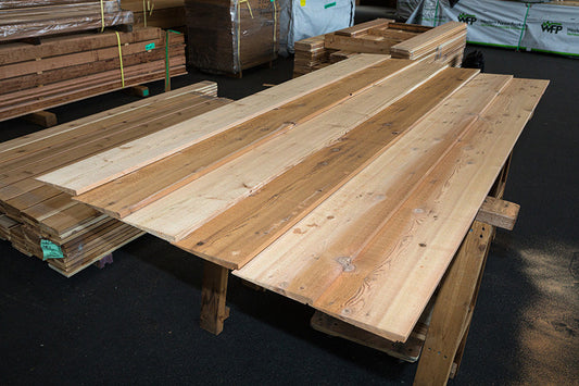 【6本セット/長期保管】ウエスタンレッドシダー サイディング材 ノッティー ベベル加工(19×172)