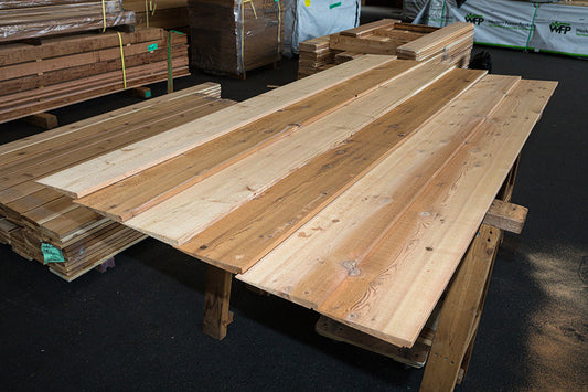 【6本セット】ウエスタンレッドシダー サイディング材 ノッティー ベベル加工(19×172)