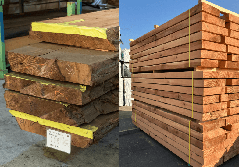ウエスタンレッドシダーの無垢板買えます